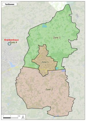 Tarifzonenübersicht