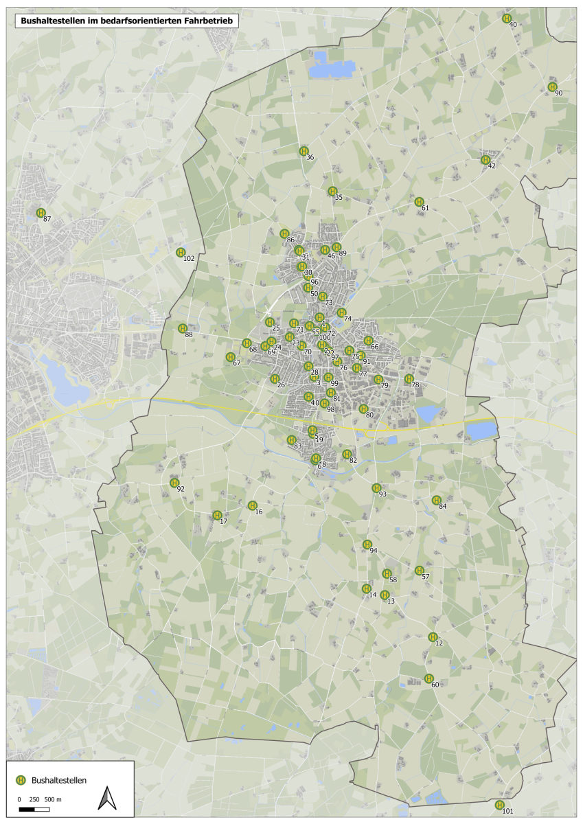 Haltestellenübersicht